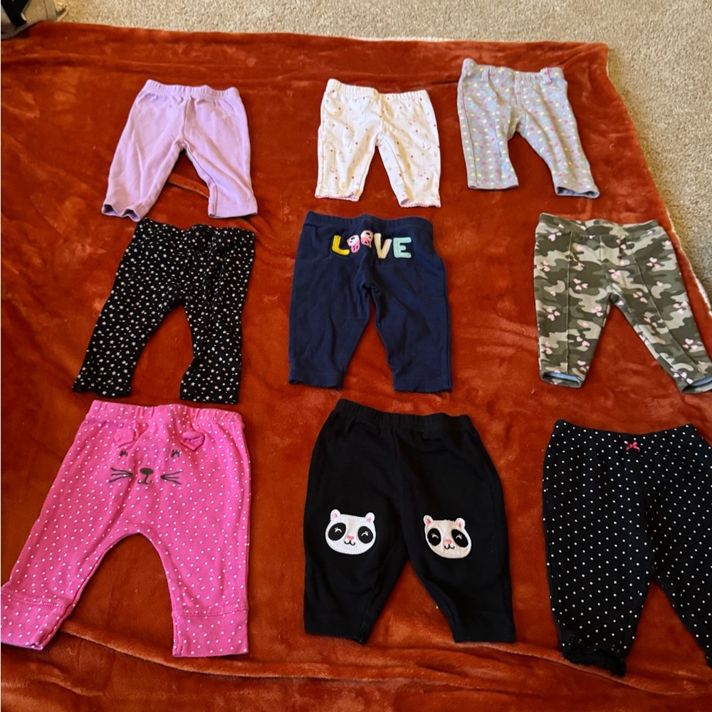 Assorted Baby Leggings Set